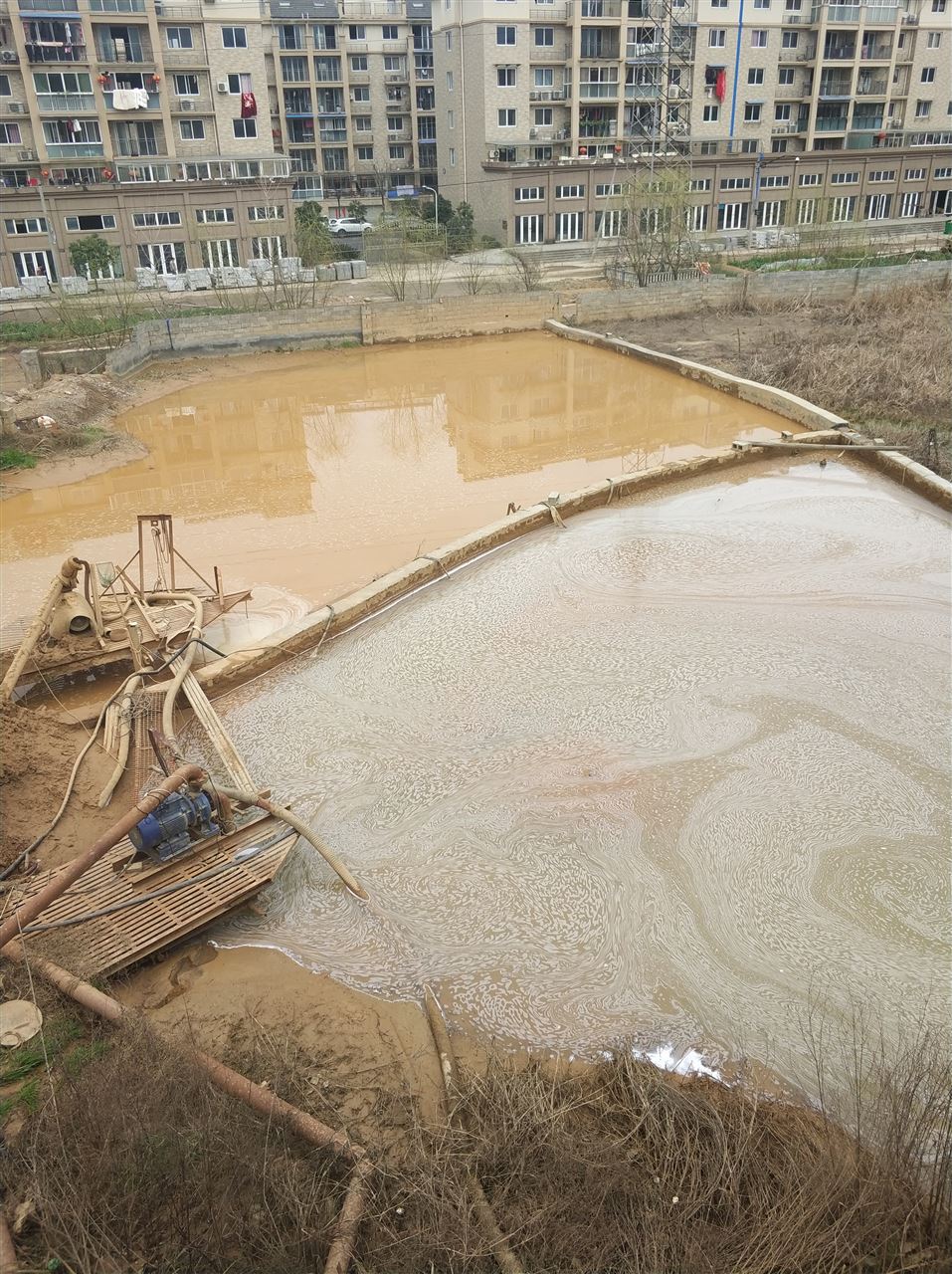 普陀沉淀池淤泥清理-厂区废水池淤泥清淤